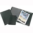 Alvin Bound Polypropylene Art Presentation Book, 24 Top Loading Polypropylene Pages, holds 48 11x17" Photos, Black