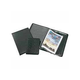 Alvin Bound Polypropylene Art Presentation Book, 24 Top Loading Polypropylene Pages, holds 48 14 x 17 Photos, Black