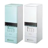 40 LBS. Big Capacity Rice Dispenser White -Made in Japan