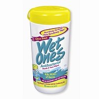 Wet Ones Antibacterial Hands & Face Wipes 40 ea