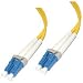 Cables to Go Low-Smoke Zero-Halogen - Patch cable - LC single mode (M) - LC single mode (M) - 49 ft - fiber optic - 9 / 125 micron - yellow