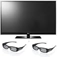 LG 50PZ550 50" Plasma 3D HDTV, 1920 x 1080 Resolution, 3,000,000:1 Dynamic Contrast Ratio, 600Hz Sub Field Driving – Bundle - picture