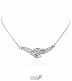 14K White Gold 2.00 Carat Diamond Necklace