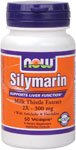 NOW MILK THISTLE EXTRACT 300 MG - 80% SILYMARIN with support herbs