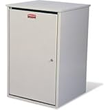 Rubbermaid 9W17 PLA Light Platinum Metal Confidential Document Container (RCP9W17PLA) Category: Indoor Trash Cans