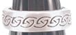 Celtic Knot Pattern Engraving Pewter Toe Ring