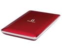 Iomega eGo Portable Mac Edition - Hard drive - 320 GB - external - FireWire / FireWire 800 / Hi-Speed USB - Ruby Red