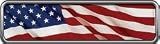REFLECTIVE Firefighter Helmet Marker Decal with American Flag (Set of 4)