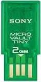 Electronics : Sony Microvault Tiny 2Gb USB USM2GH