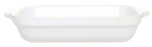 Emile Henry 12-by-8-1/2-Inch Lasagna Baker, White