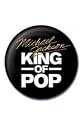 Michael Jackson King of Pop Licensed Metal Pin Badge