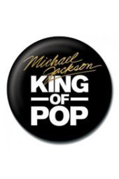 Michael Jackson King of Pop Licensed Metal Pin Badge