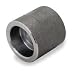Industrial Grade 1MNY8 Half Coupling, 2 In, Socket Weld, Blk Steel