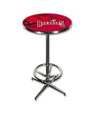 Arkansas Chrome Pub Table 40 High 30 Diameter - NCAA Team