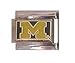Jewelry : Michigan Wolverines M ORIG Italian Style Charm