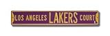 Los Angeles Lakers Authentic Street Sign