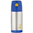 Foogo by Thermos Leak-Proof SS 12 oz Straw Bottle in Blue
