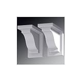 Yorkshire Decorative Brackets in White (Two Pack)