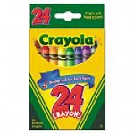 Classic Color Pack Crayons, Wax, 24 Colors per Box