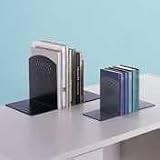 Safco 3115BL Steel Bookend, 10w x 6-1/2d x 10-1/2h, Black