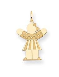 Genuine IceCarats Designer Jewelry Gift 14K Kid Charm
