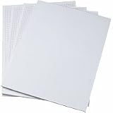 2-Sided Quadrille Pad, 4x4 Squares/Inch, 8-1/2"x11", White/Blue Ink, 50/Pad AMP22000