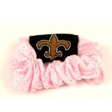 New Orleans Saints NFL Jersey Hair Scrunchie (Pink)
