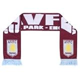 Aston Villa FC Official Crest Villa Park Scarf