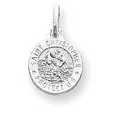 Sterling Silver St. Christopher Medal