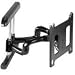Chief Reaction Dual Swing Arm Wall Mount PNR-2059B - Mounting kit ( wall mount, dual swing arm, interface bracket ) for flat panel - steel - black - screen size: up to 63