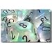 Chessex Dice: Polyhedral 7-Die Borealis Dice Set - Clear w/black