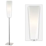 Spirale Contemporary Floor Lamp with Frost White Shade