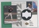 2002 UD Authentics Reverse Negative Jerseys #REC - Eric Chavez