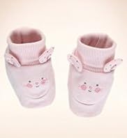 Petit Bebe Pure Cotton Bunny Booties