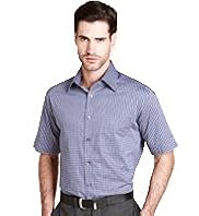 Collezione Pure Cotton Short Sleeve Checked Shirt