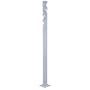 Eglo  87127A Melbourne-3, Silver/Clear, 4-Light Acrylic Floor Light Fixture