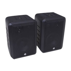 Bic America Rtrv44-2 Indoor/Outdoor 3-Way Speakers (Black)