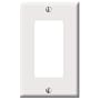 Leviton 021-80401-00W Decora 1-Gang Wallplate, White