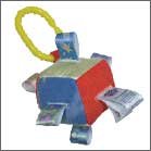 Taggies Cuddlin' Cube - boy by Taggies