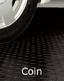 10X24 Garage Floor Mat Heavy Duty Coin - Forest Green