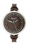 Kenneth Cole New York 3-Hand Brown Leather Women's watch #KC2652