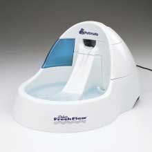 Petmate Fresh Flow Pet Fountain, 108-Ounce, Bleached Linen