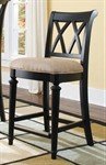 American Drew Camden Counter Height Black Bar Stool - 919-690