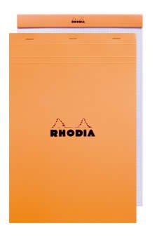 Rhodia Classic Staple Bound Graph Paper Pad 8.25 X 12.5 (#19) Image Rhodia Classic Staple Bound Graph Paper Pad 8.25 X 12.5 (#19)