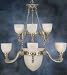 Hinkley French Pewter Vanderbilt Chandelier - 4559