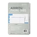 Address/Telephone Tabs Organizer Refill, 24-Tab, Classic: 5-1/2x8-1/2 TOP27222