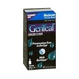 Genteal Lubricant Eye Drops with GenAqua for Moderate Eye Dry Relief - 25Ml by Genteal