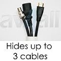 DLine 2 x 1.5 Metre 30x15 Red Cable Covers Conduit