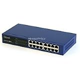 ZONET 16 Port 10/100 SWITCH w/ 19inch Rackmount kit
