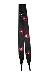 Foot Galaxy 54" Black with Fire Skull Printed Shoe Laces